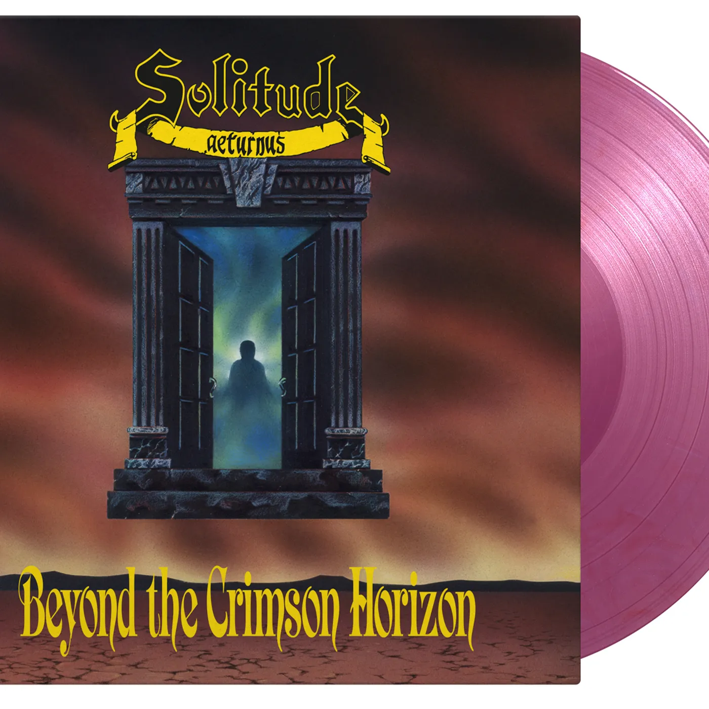 Solitude Aeturnus Beyond The Crimson Horizon  Purple And Red Marbled Vinyl  180 G  Ltd Ed Vinyl Record
