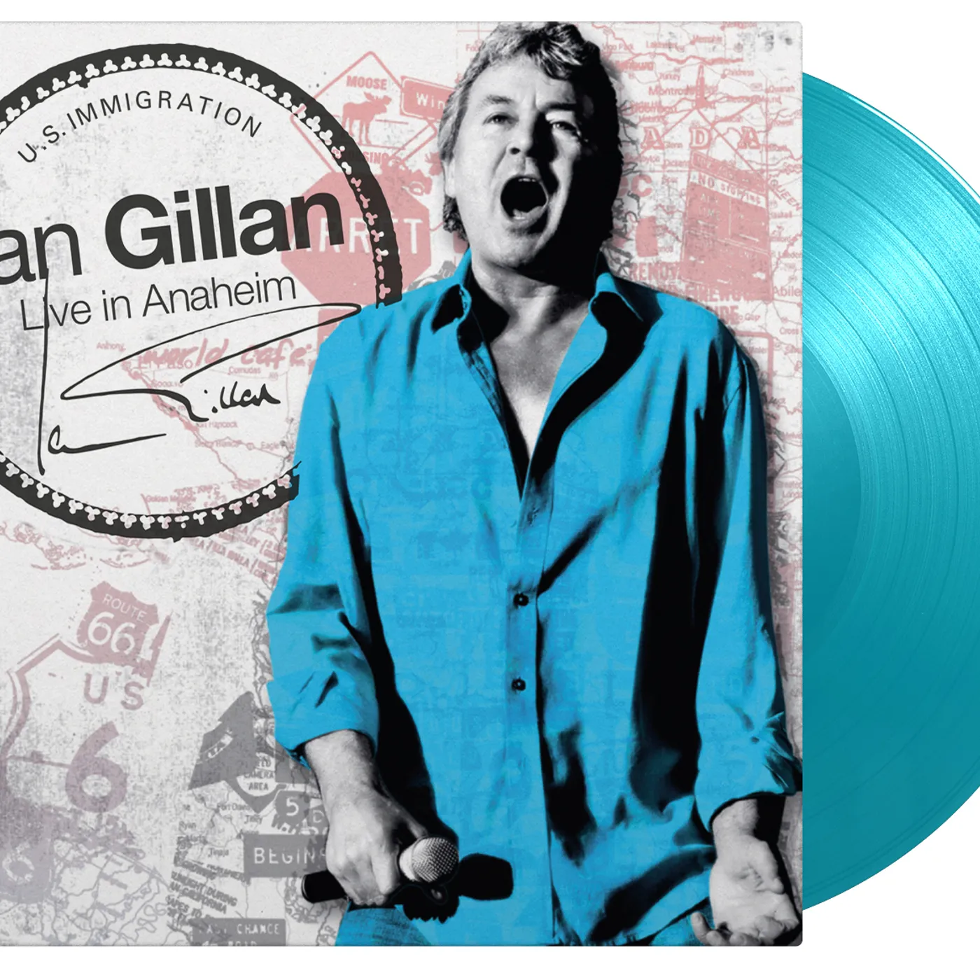 Ian Gillan Live In Anaheim  Ltd Ed  Turquoise 180 G Vinyl Record