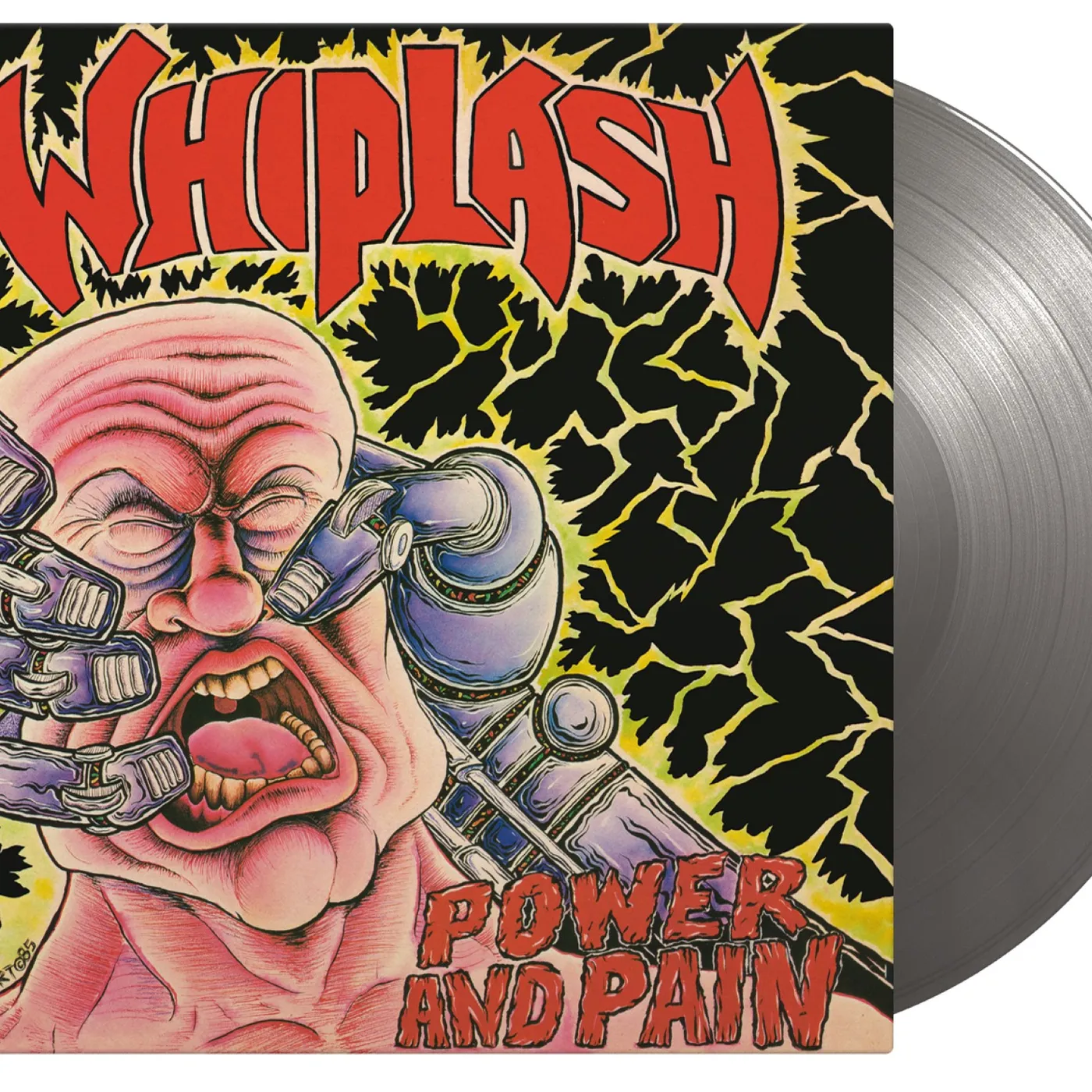 Whiplash Power And Pain Ltd Ed Silver Vinyl 180 G Vinyl Record