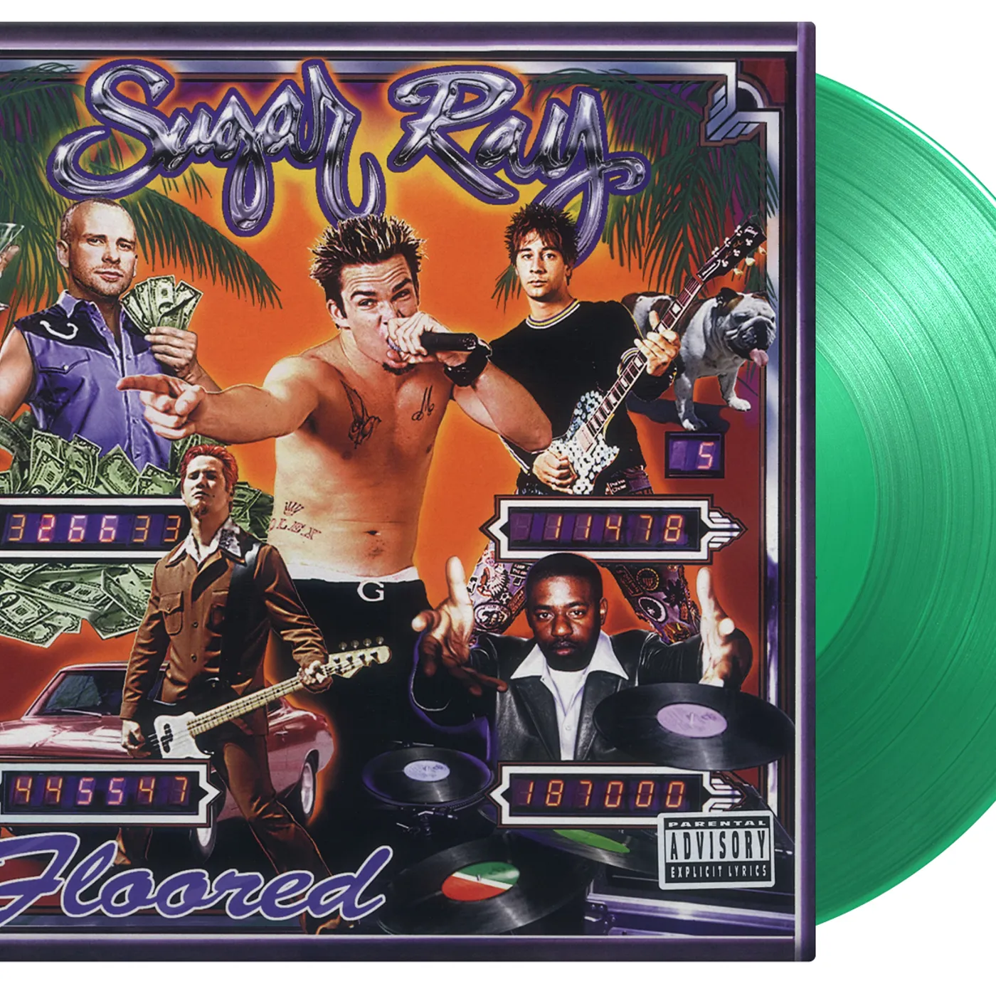 Sugar Ray Floored  Limited Translucent 180 G Green Vinyl Record