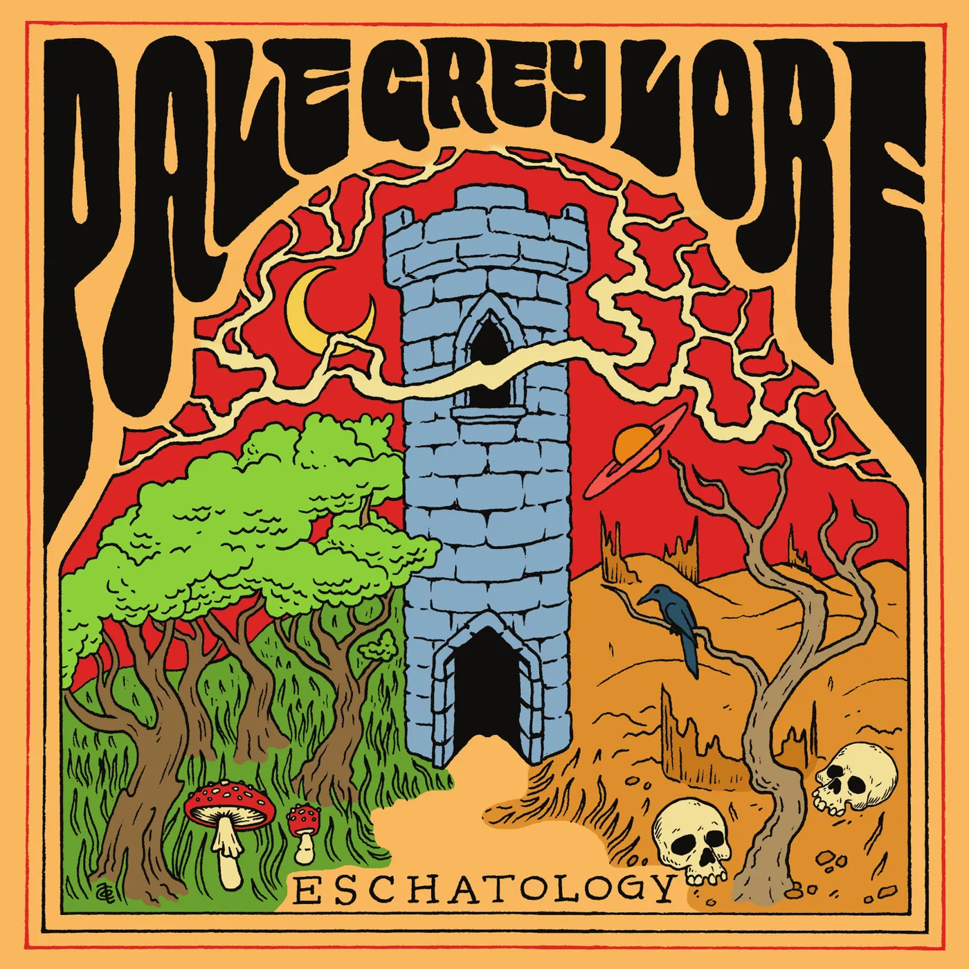 Pale Grey Lore ESCHATOLOGY (COKE BOTTLE CLEAR 180G VINYL) Vinyl Record
