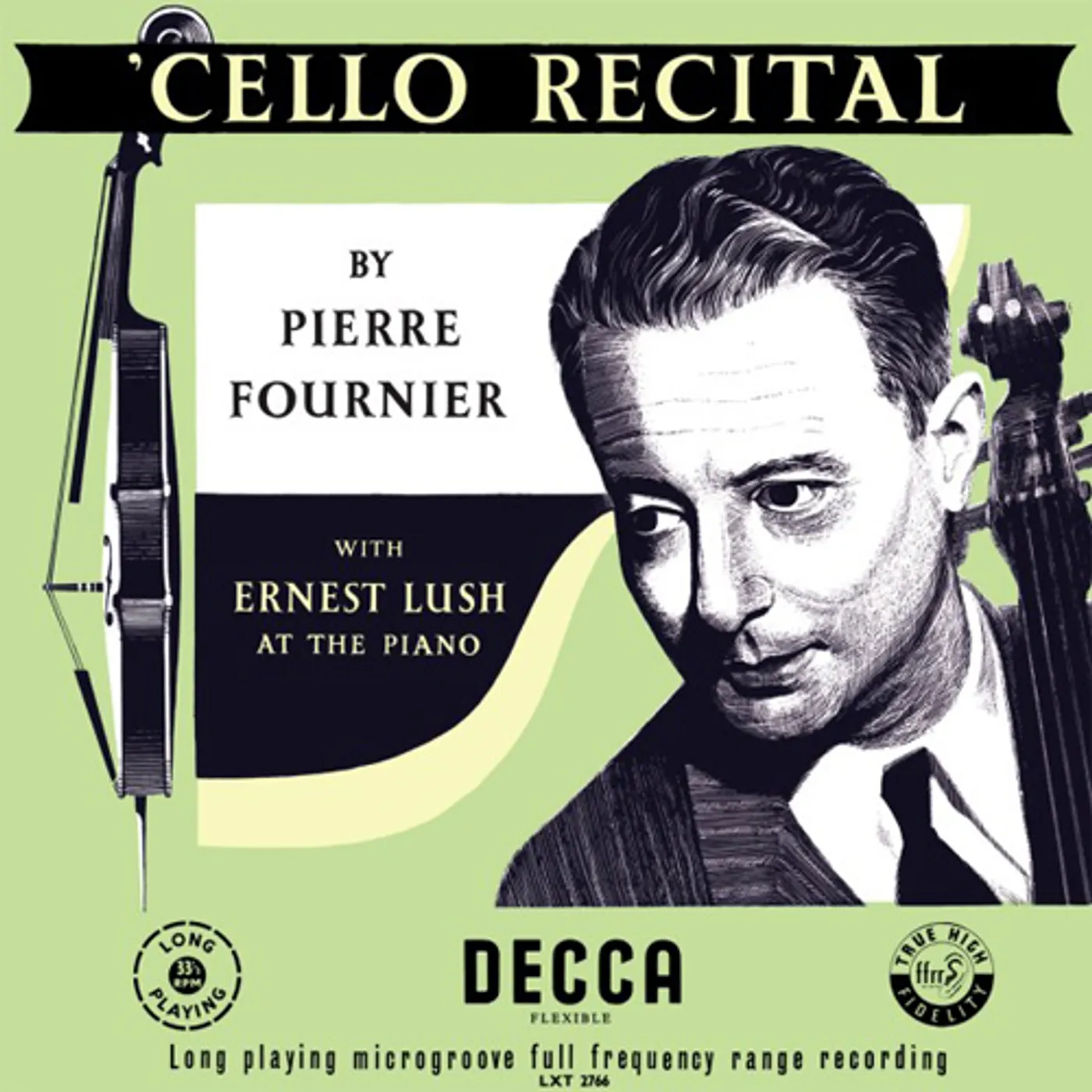 Pierre Fournier Cello Recital Vinyl Record