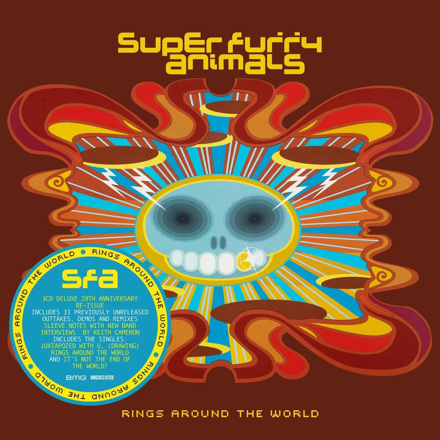 Super Furry Animals Rings Around the World (3CD 20th Anniversary Edition) CD