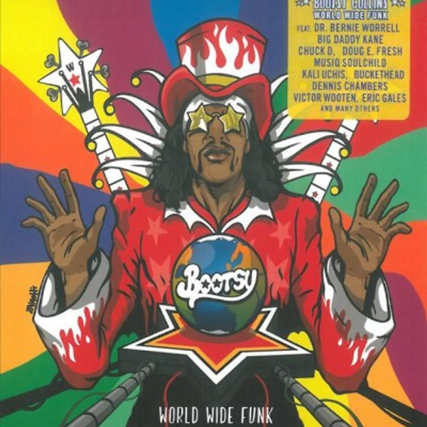 Bootsy Collins WORLD WIDE FUNK CD