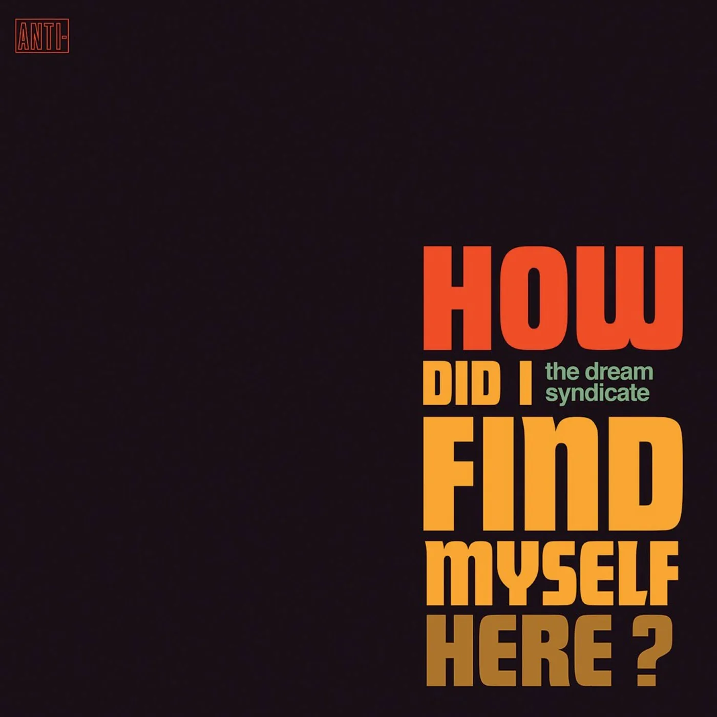 The Dream Syndicate How Did I Find Myself Here? CD