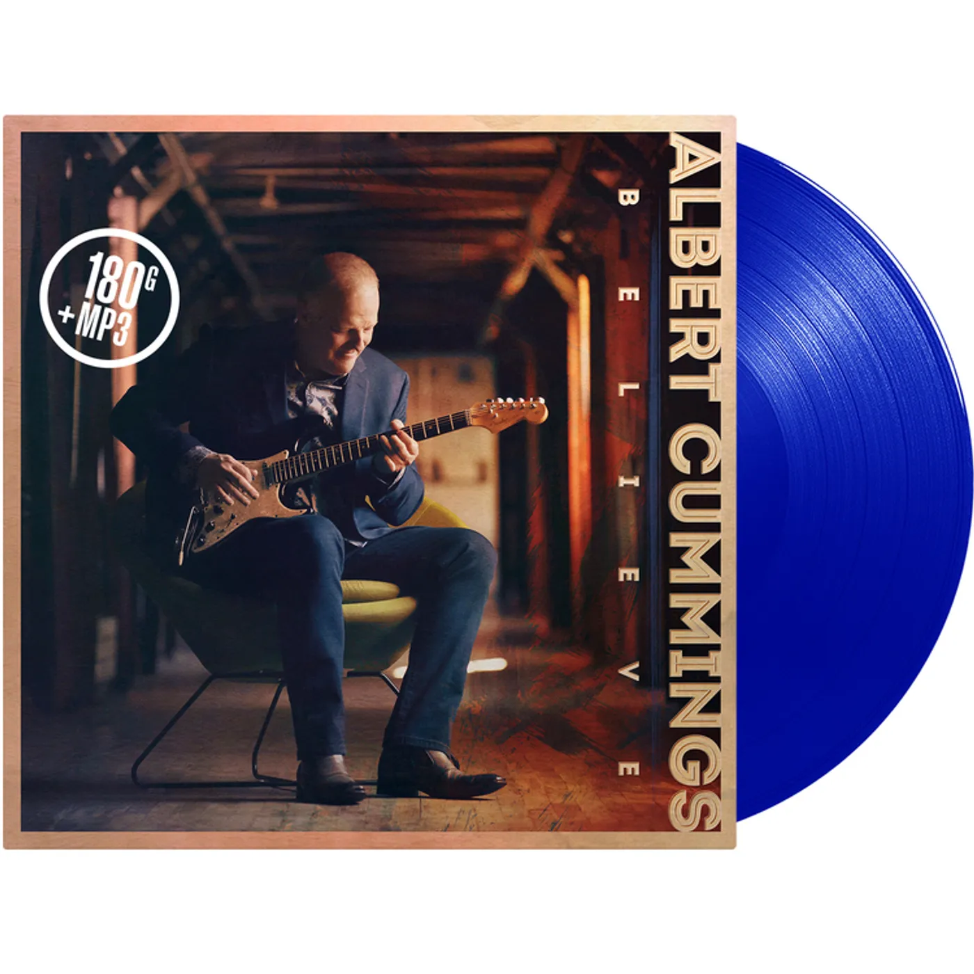 Albert Cummings BELIEVE (BLUE VINYL) Vinyl Record