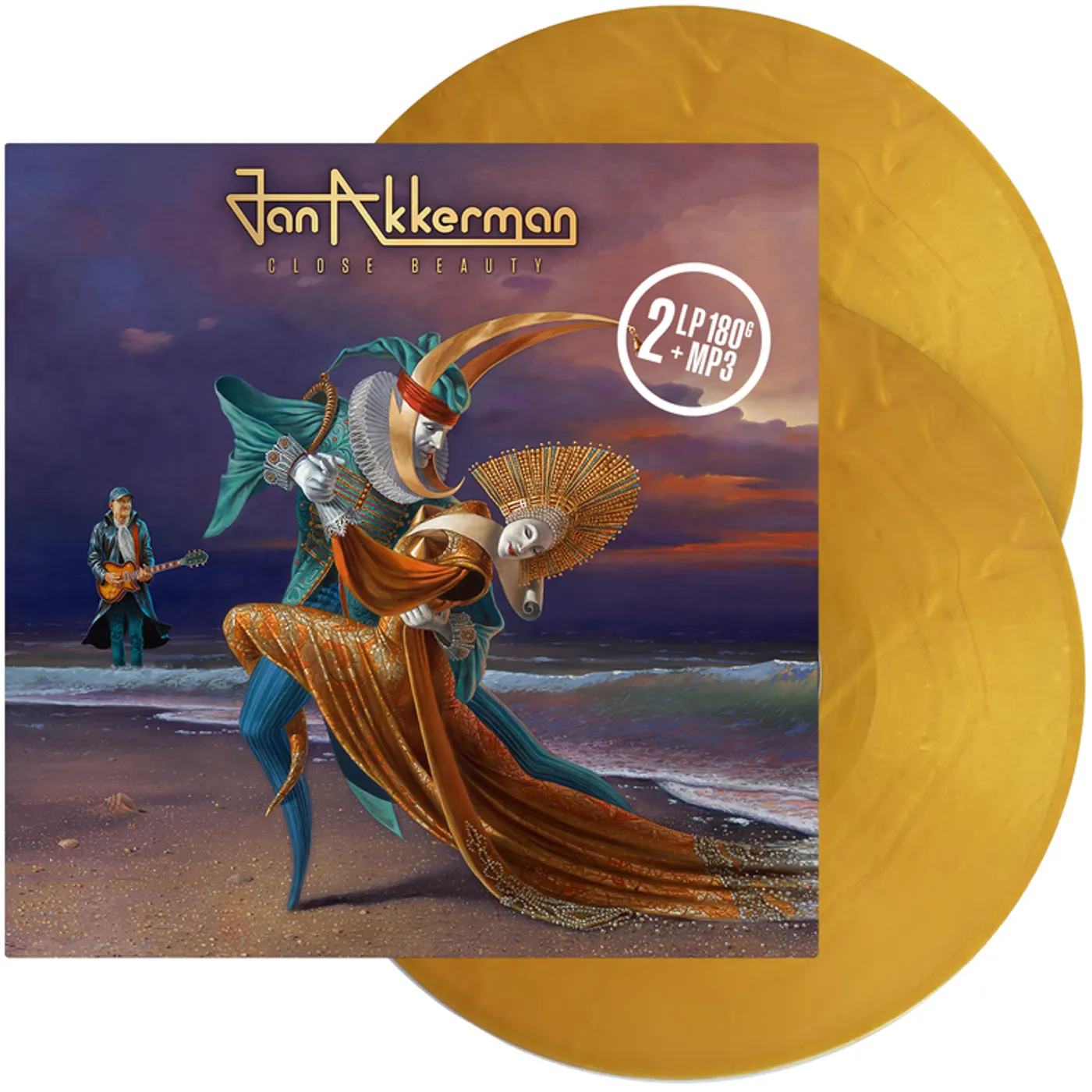 Jan Akkerman CLOSE BEAUTY (GOLD TRANSPARENT VINYL) Vinyl Record