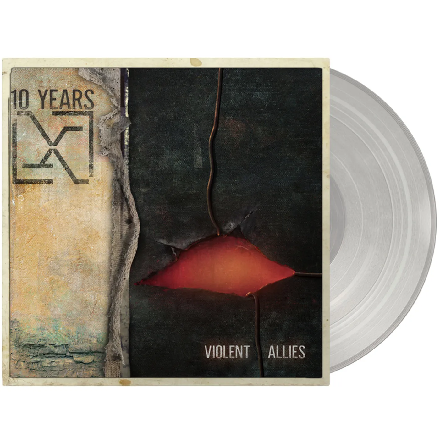 10 Years VIOLENT ALLIES (CLEAR VINYL) Vinyl Record