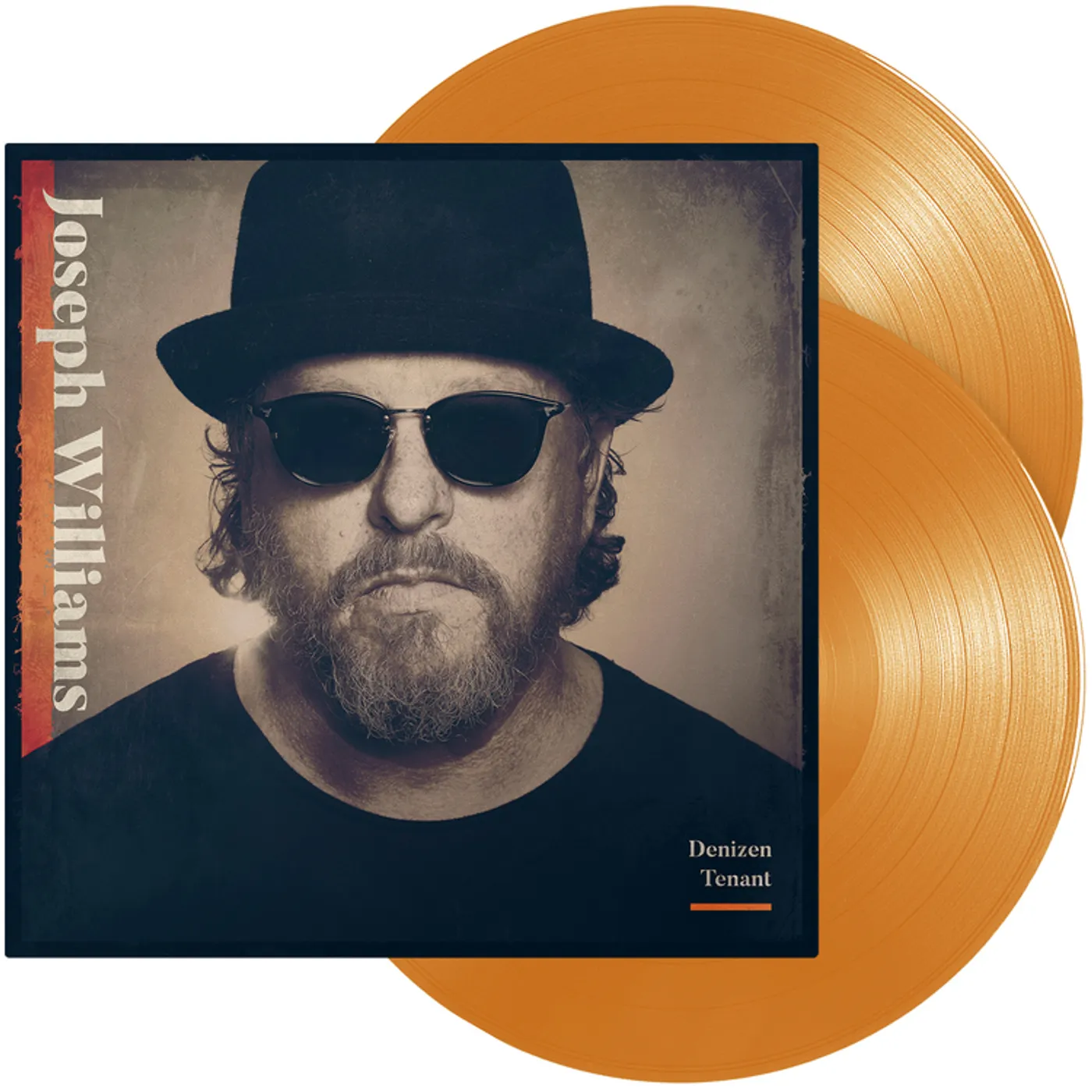 Joseph Williams DENIZEN TENANT (ORANGE TRANSPARENT VINYL) Vinyl Record