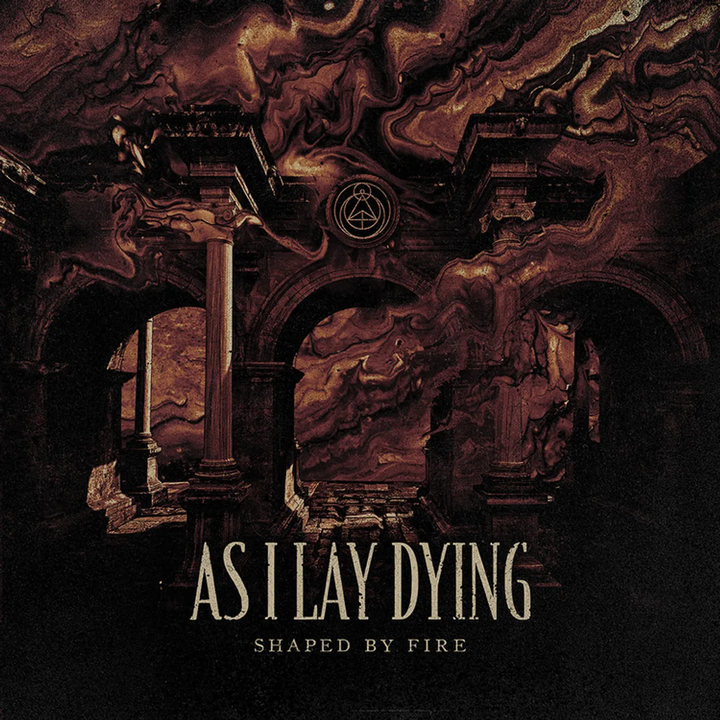 As I Lay Dying Shaped by Fire (Beer/Black Splatter) Vinyl Record