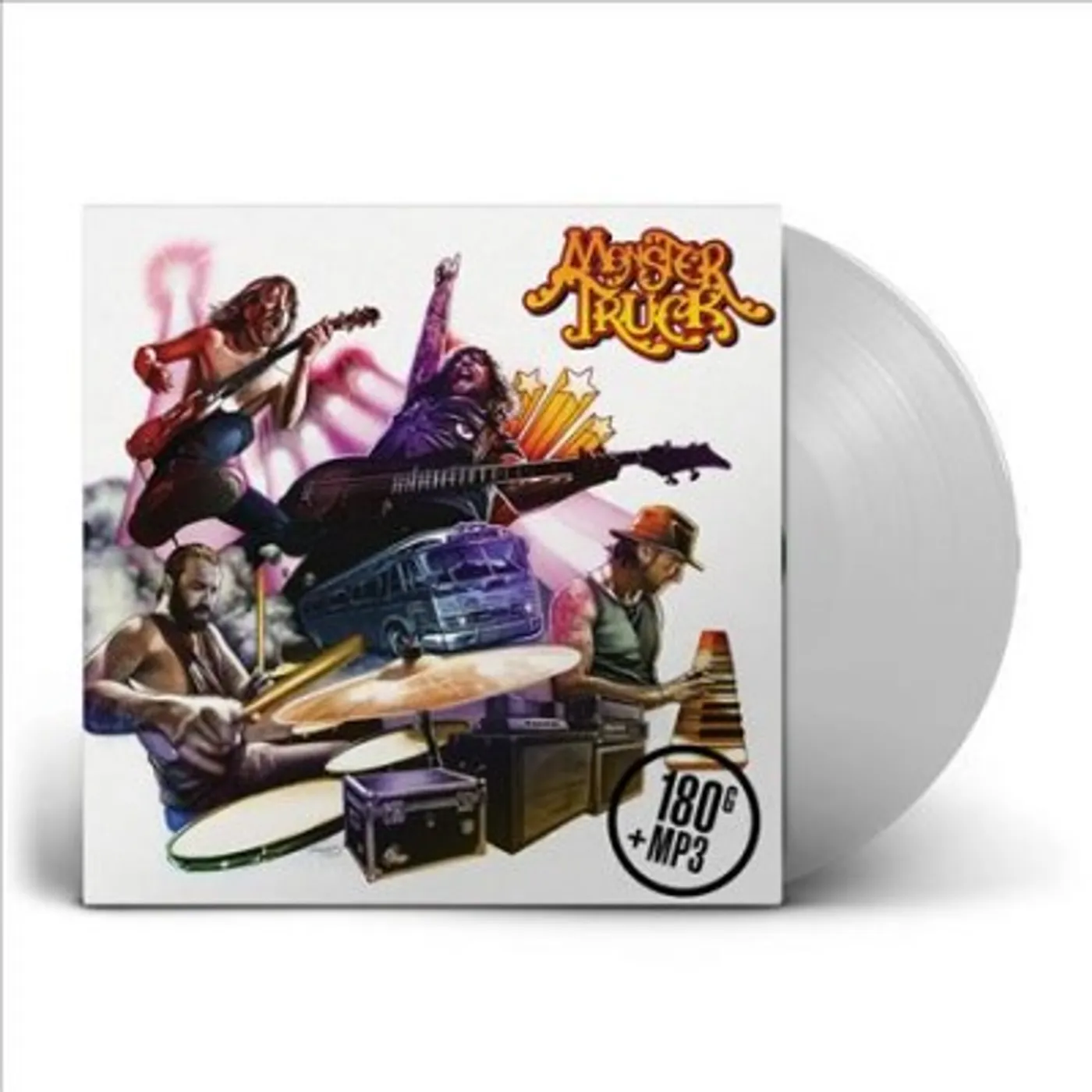 Monster Truck TRUE ROCKERS (WHITE VINYL) Vinyl Record