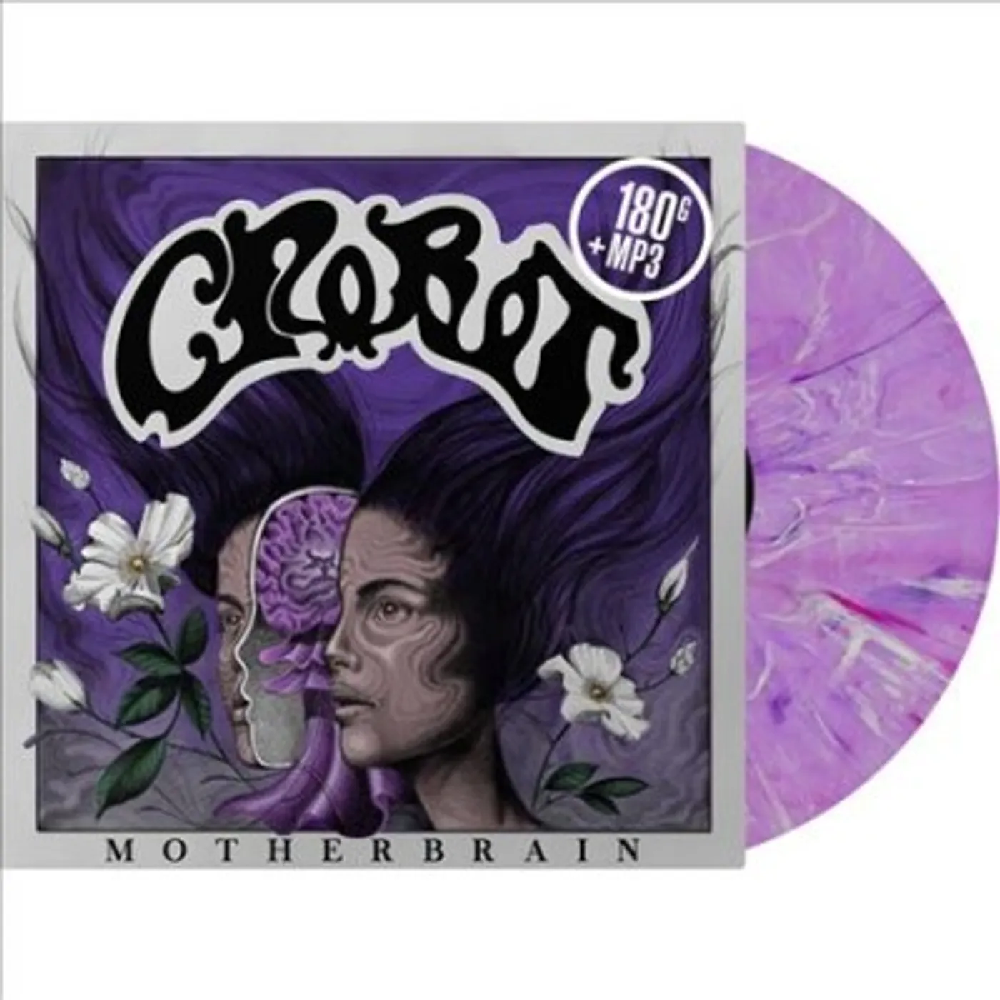 Crobot MOTHERBRAIN (PINK PURPLE MARBLE VINYL) Vinyl Record