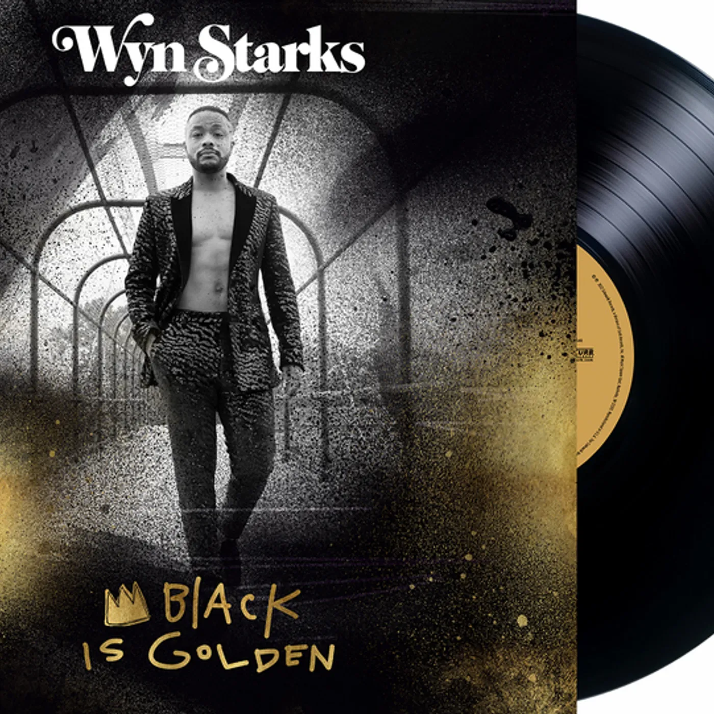Wyn Starks Black Is Golden Vinyl Record