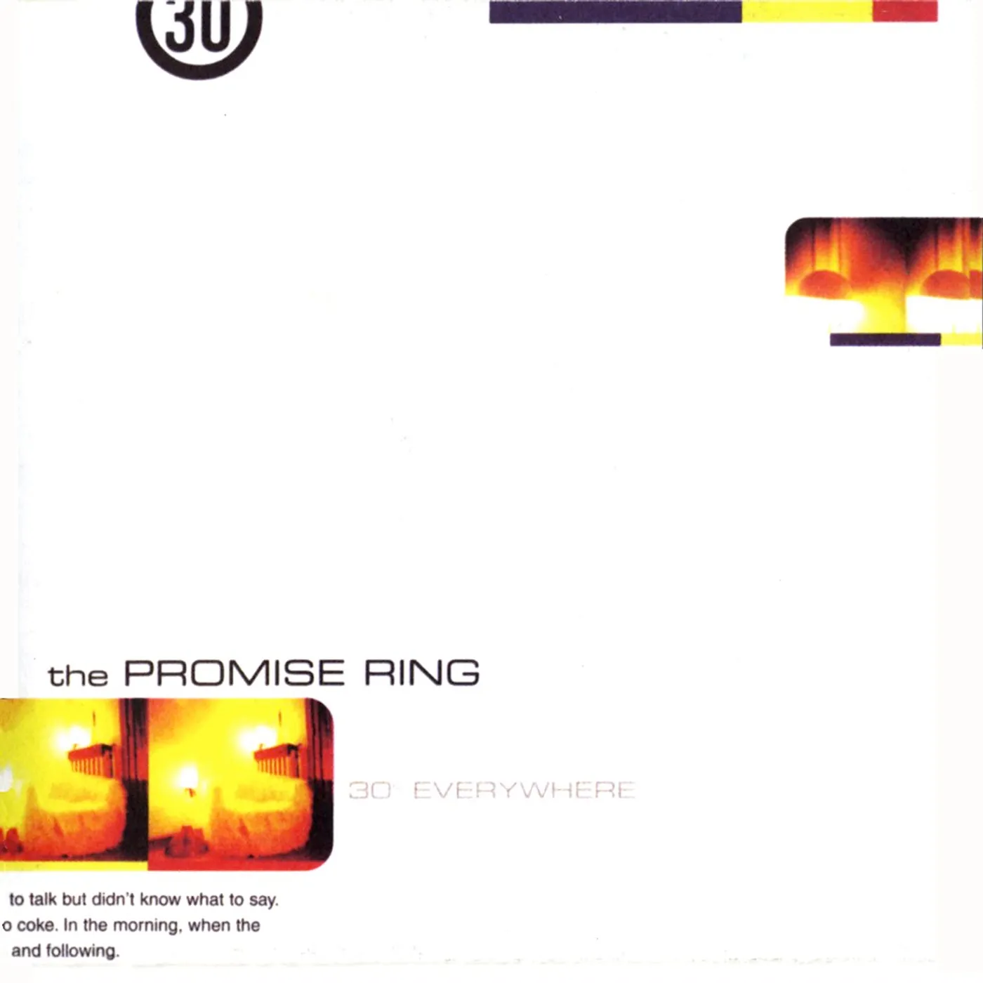 The Promise Ring 30 Degrees Everywhere Vinyl Record