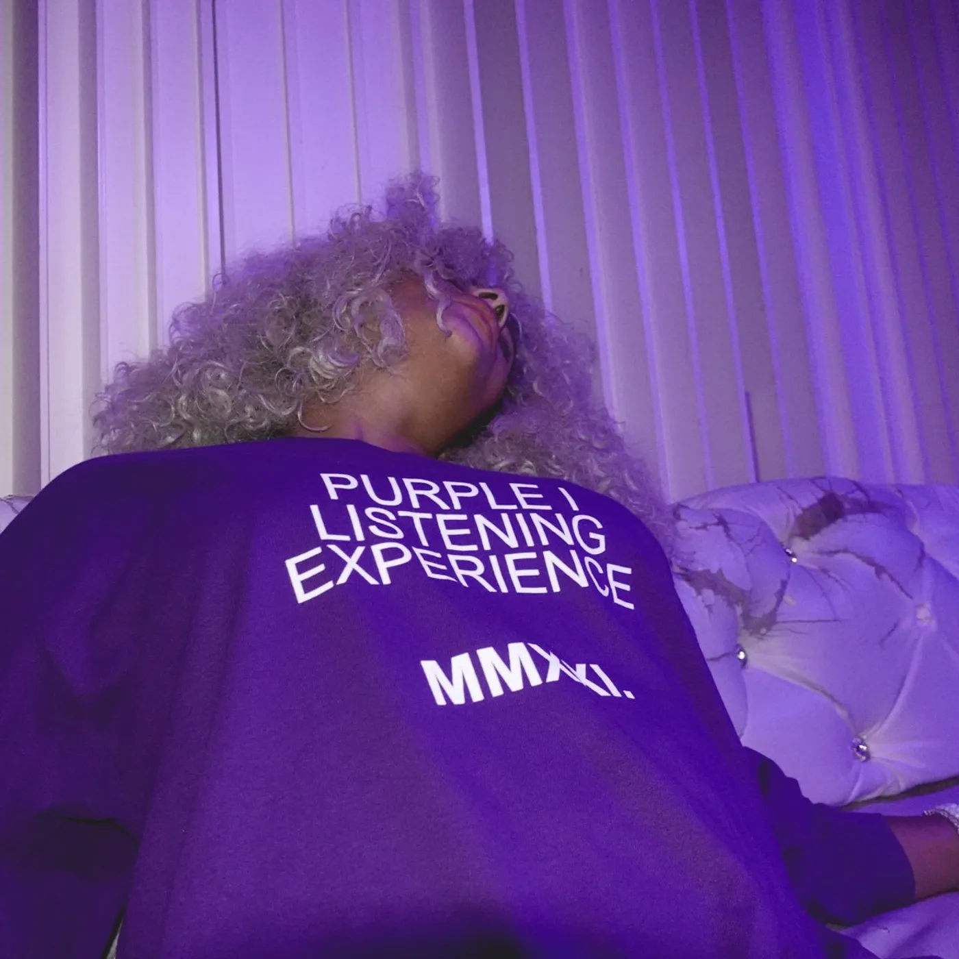 sobhhï PURPLE I Listening Experience Unisex Long Sleeve Tee