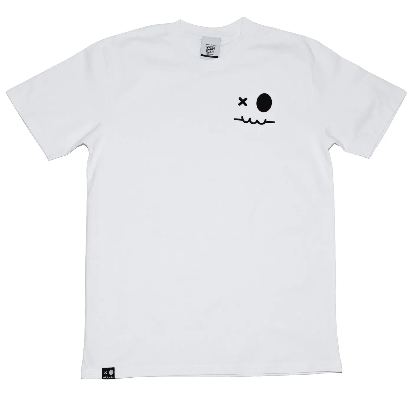 Long Lost "Skele Face" White T-Shirt