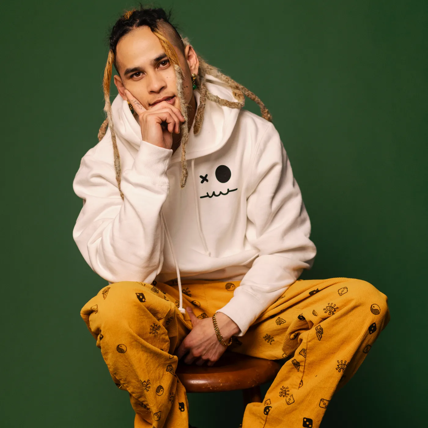 Long Lost 'I Am Lost' White Hoodie