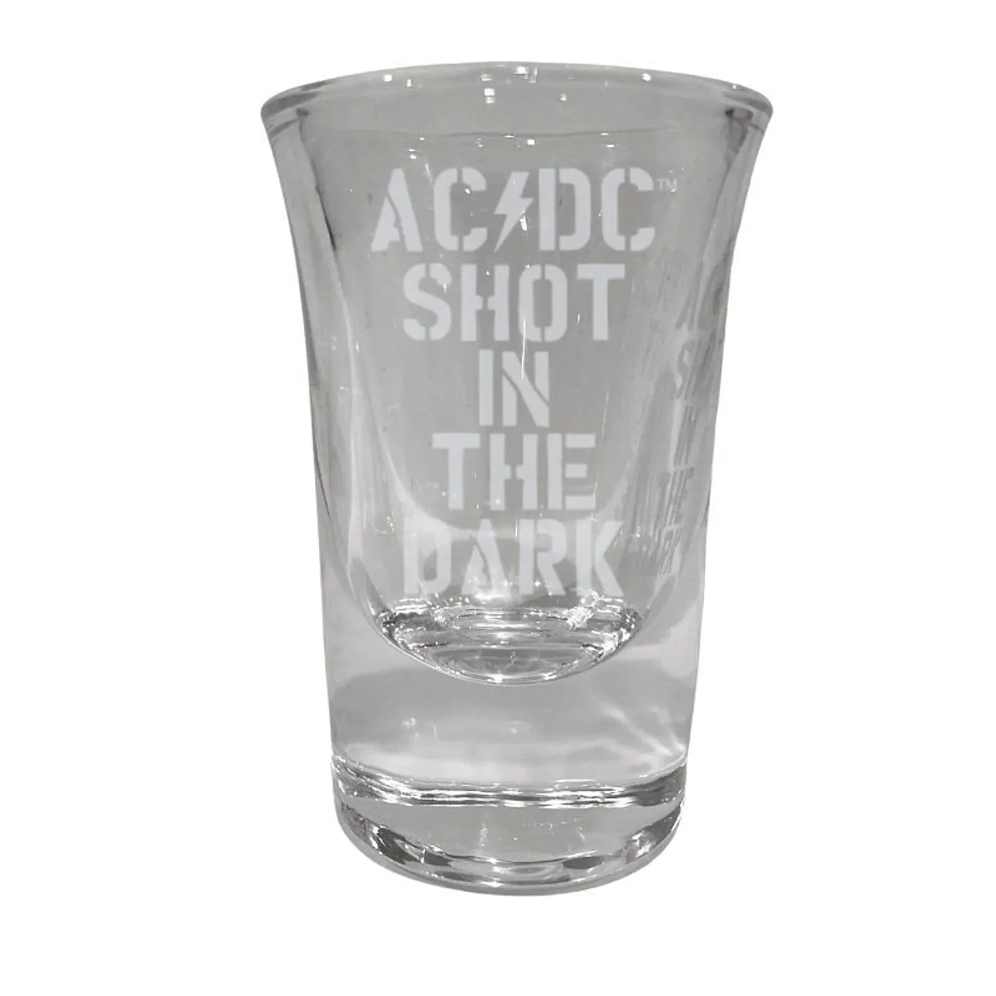 AC/DC Shot In The Dark Laser Engraved Shot Glass