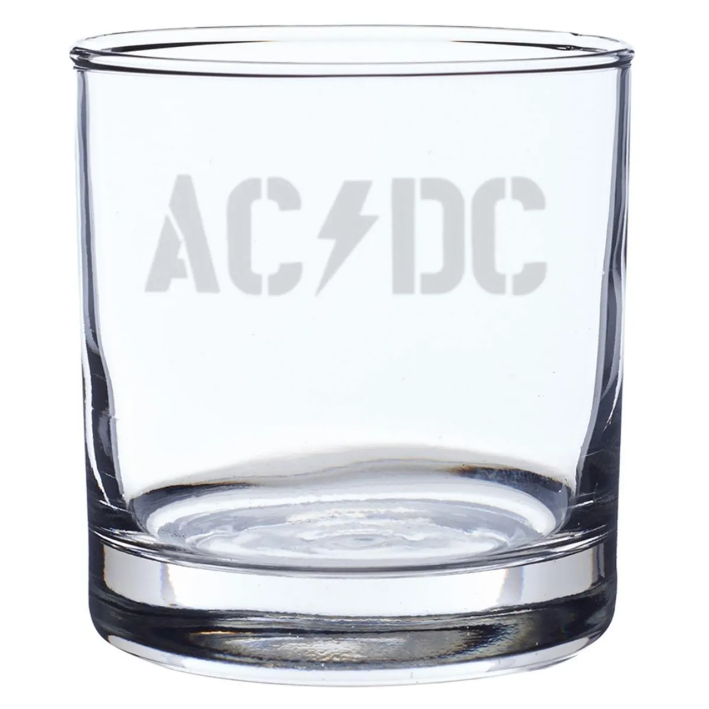 AC/DC Power Up Logo Laser-Etched Whiskey Glass