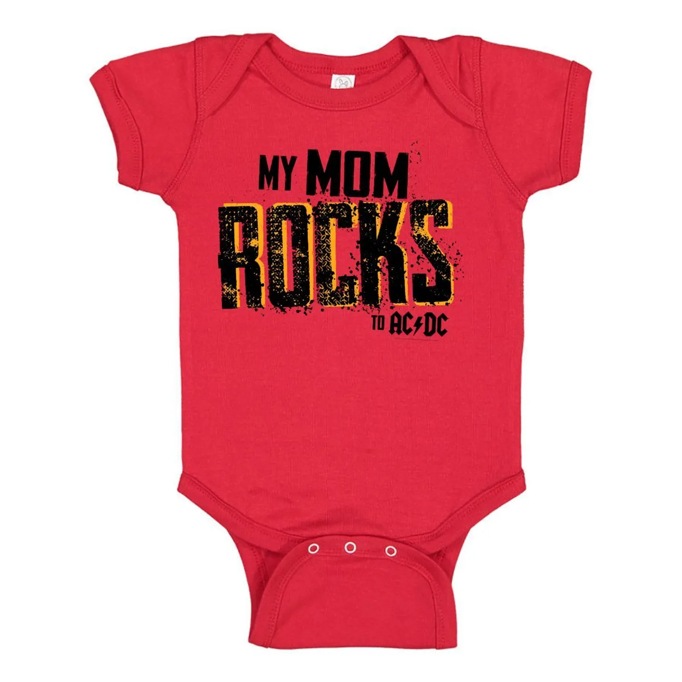 AC/DC Mom Rocks Onesie