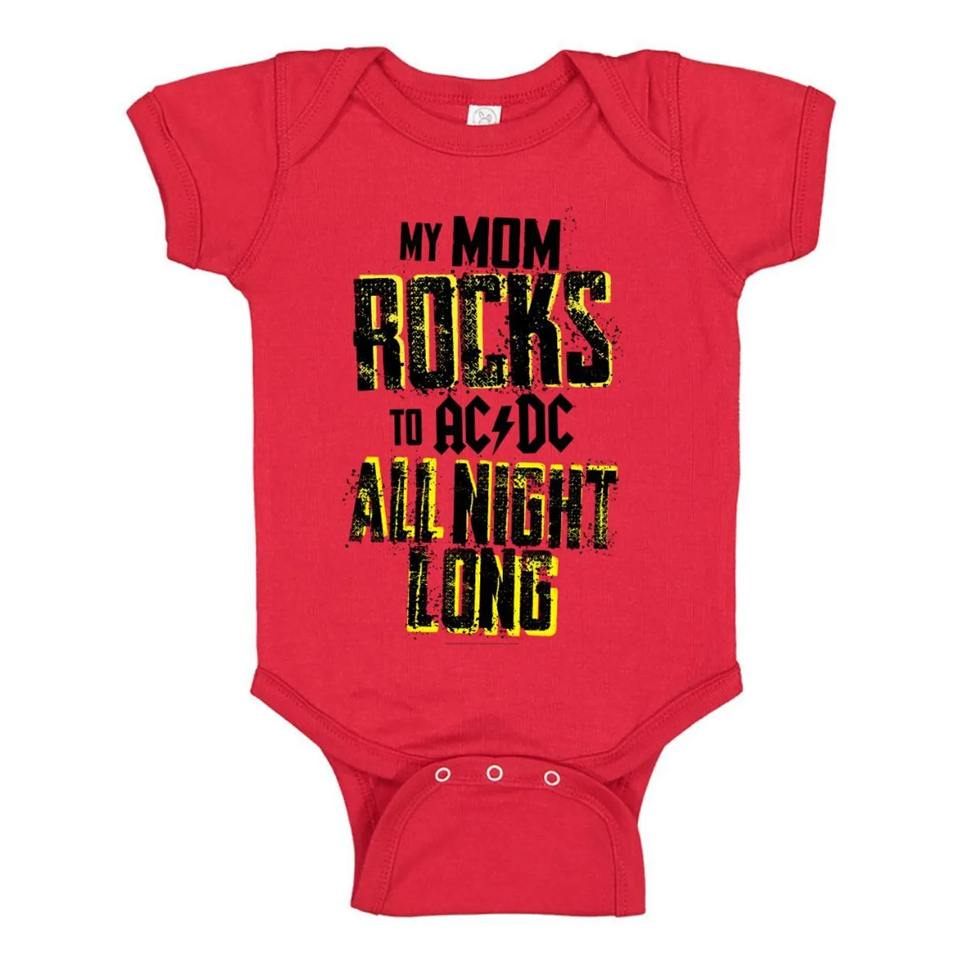 AC/DC Mom Rocks All Night Long Onesie