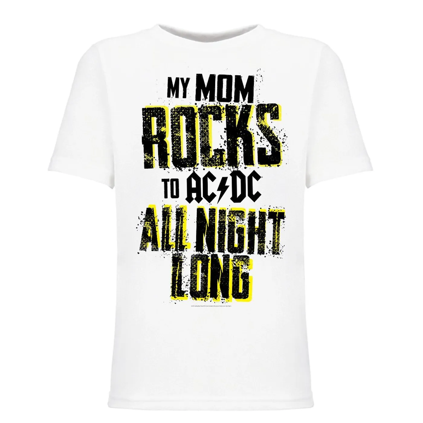 AC/DC Mom Rocks All Night Long Youth Tee