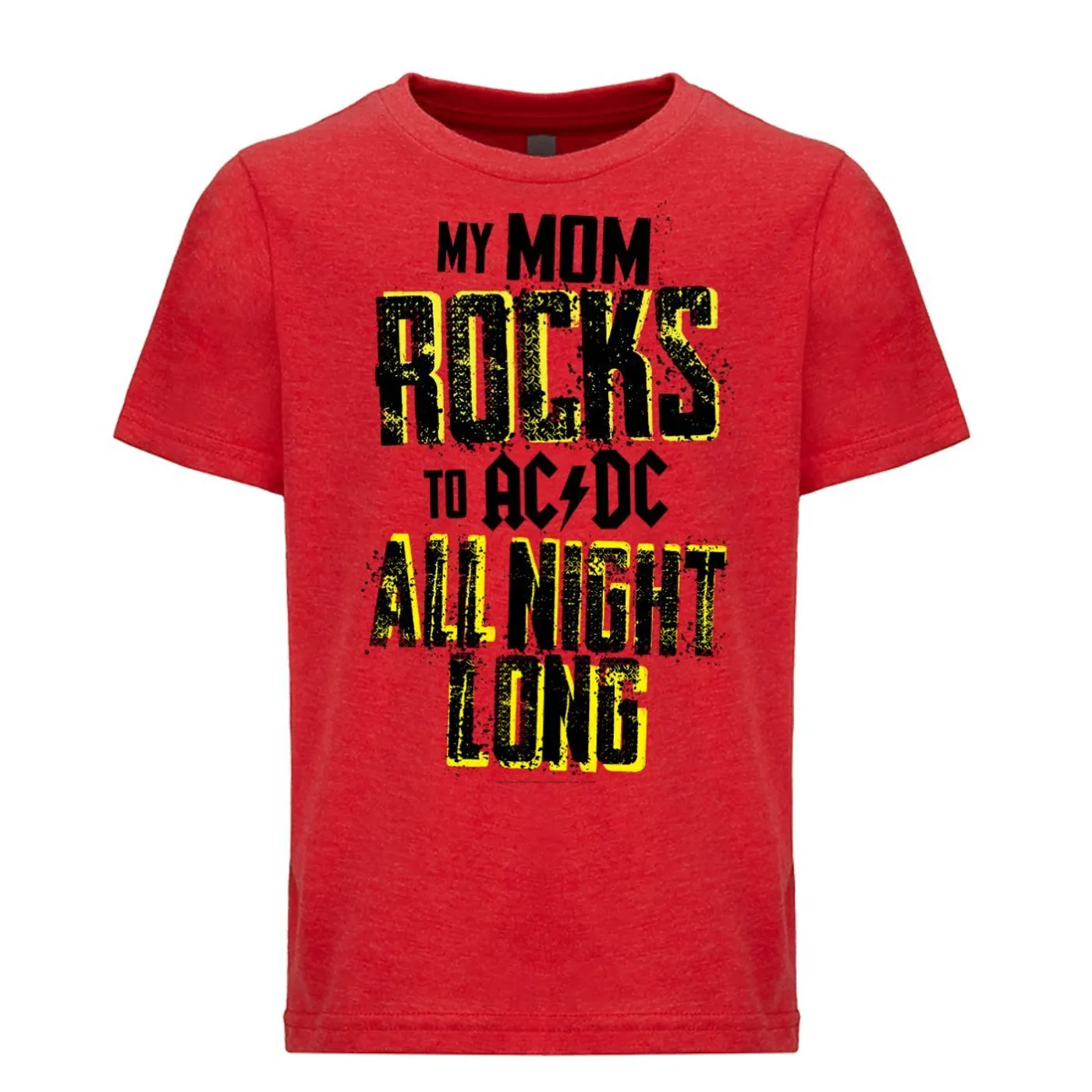 AC/DC Mom Rocks All Night Long Youth Tee