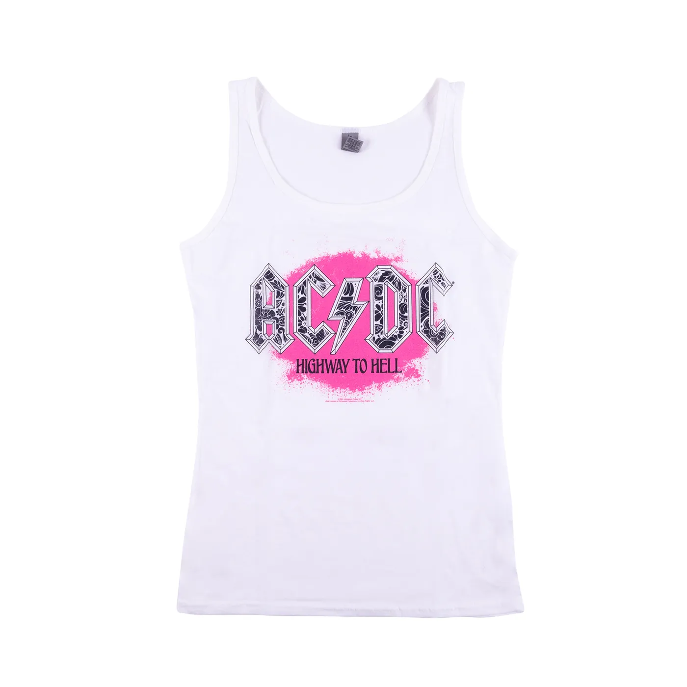 AC/DC Highway to Hell Flowers Girl's Tank