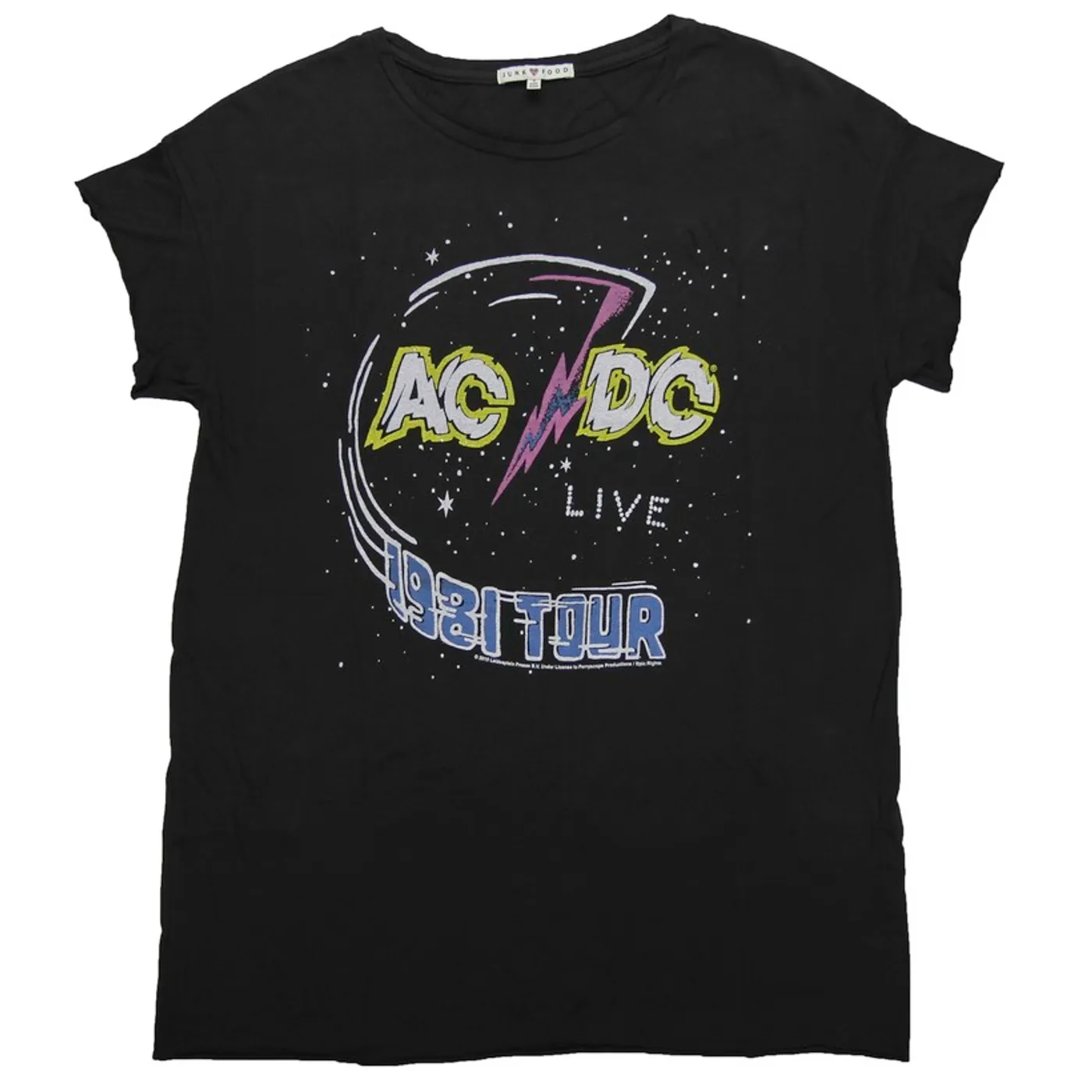 AC/DC Women's '81 Live In The Stars Tour T-shirt