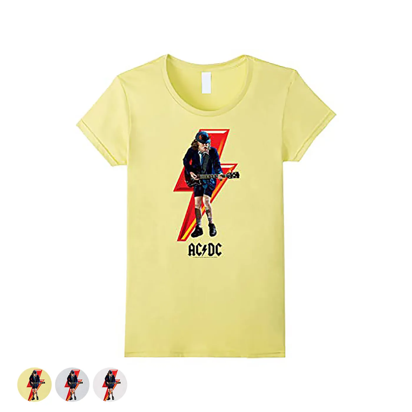 AC/DC Women's Lead Guitar T-shirt