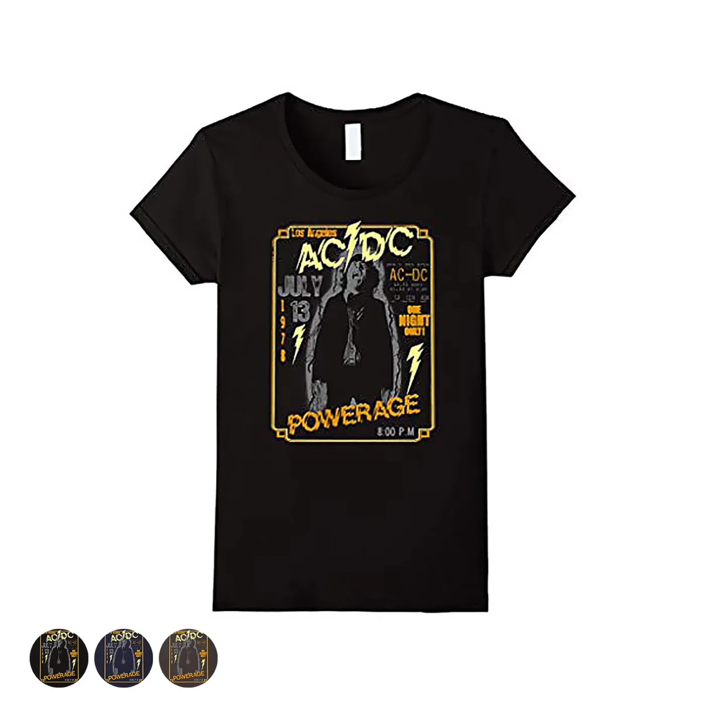 AC/DC Women's One Night Only T-shirt