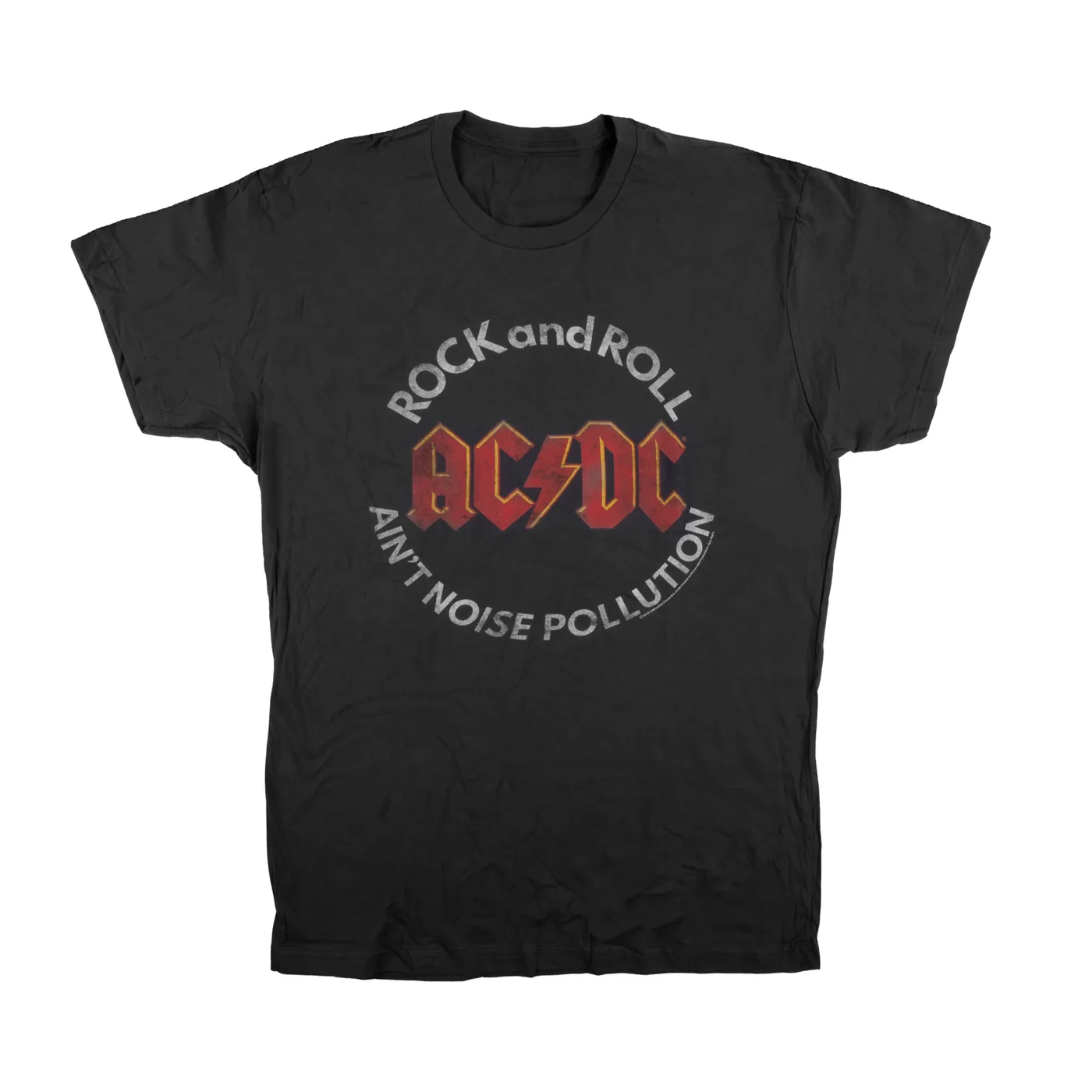 AC/DC - Grey Rock and Roll Ain't Noise Pollution T-shirt