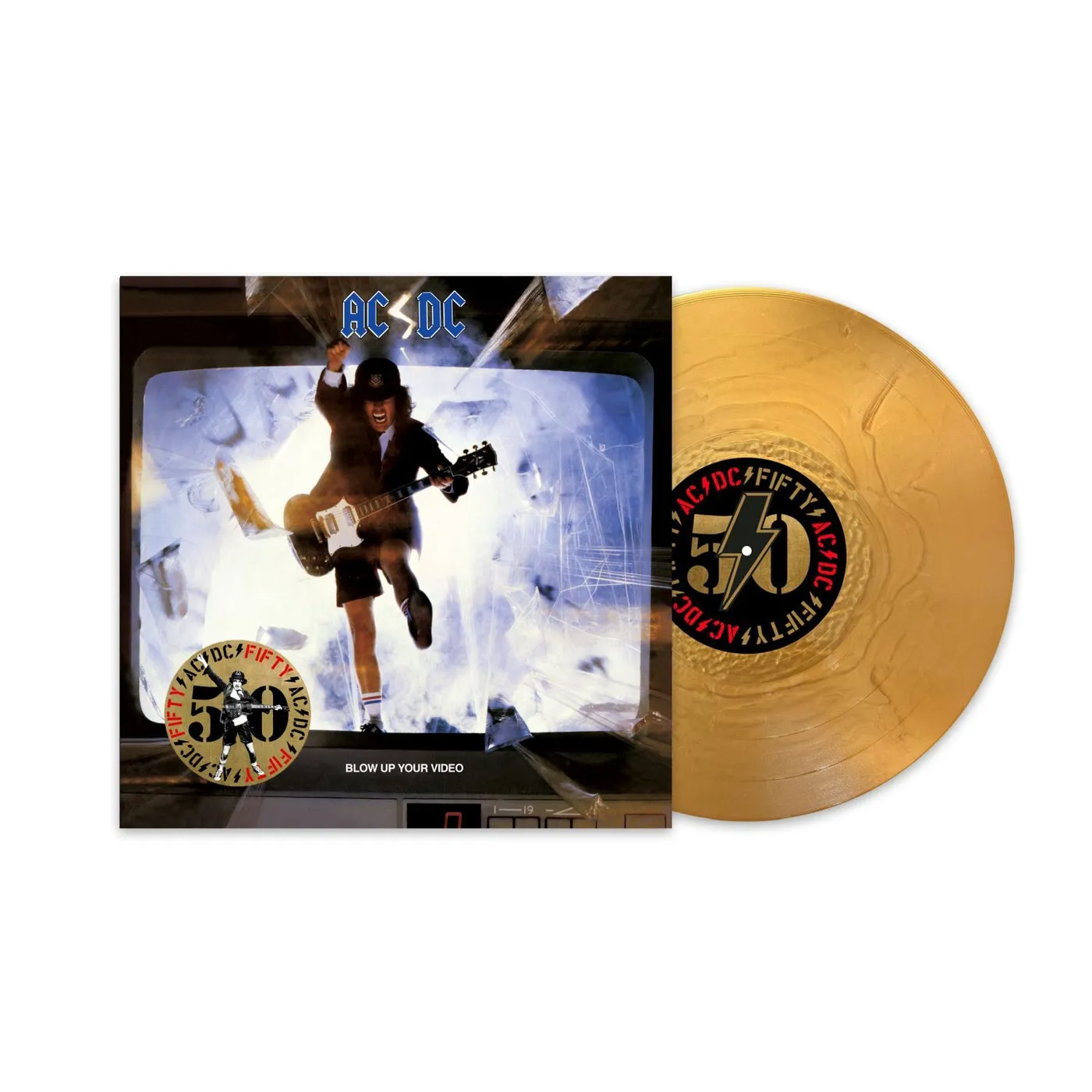 AC/DC Blow Up Your Video (50th Anniversary Gold Color Vinyl) LP