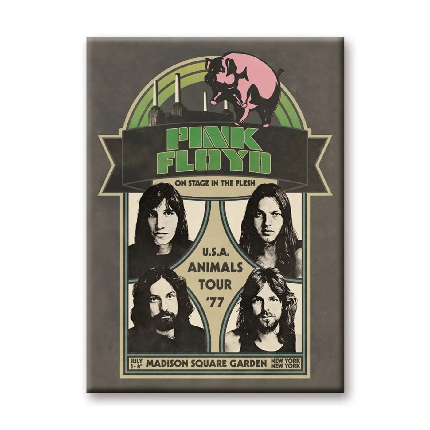 Pink Floyd - US Tour Flat Magnet (2.5" x 3.5")