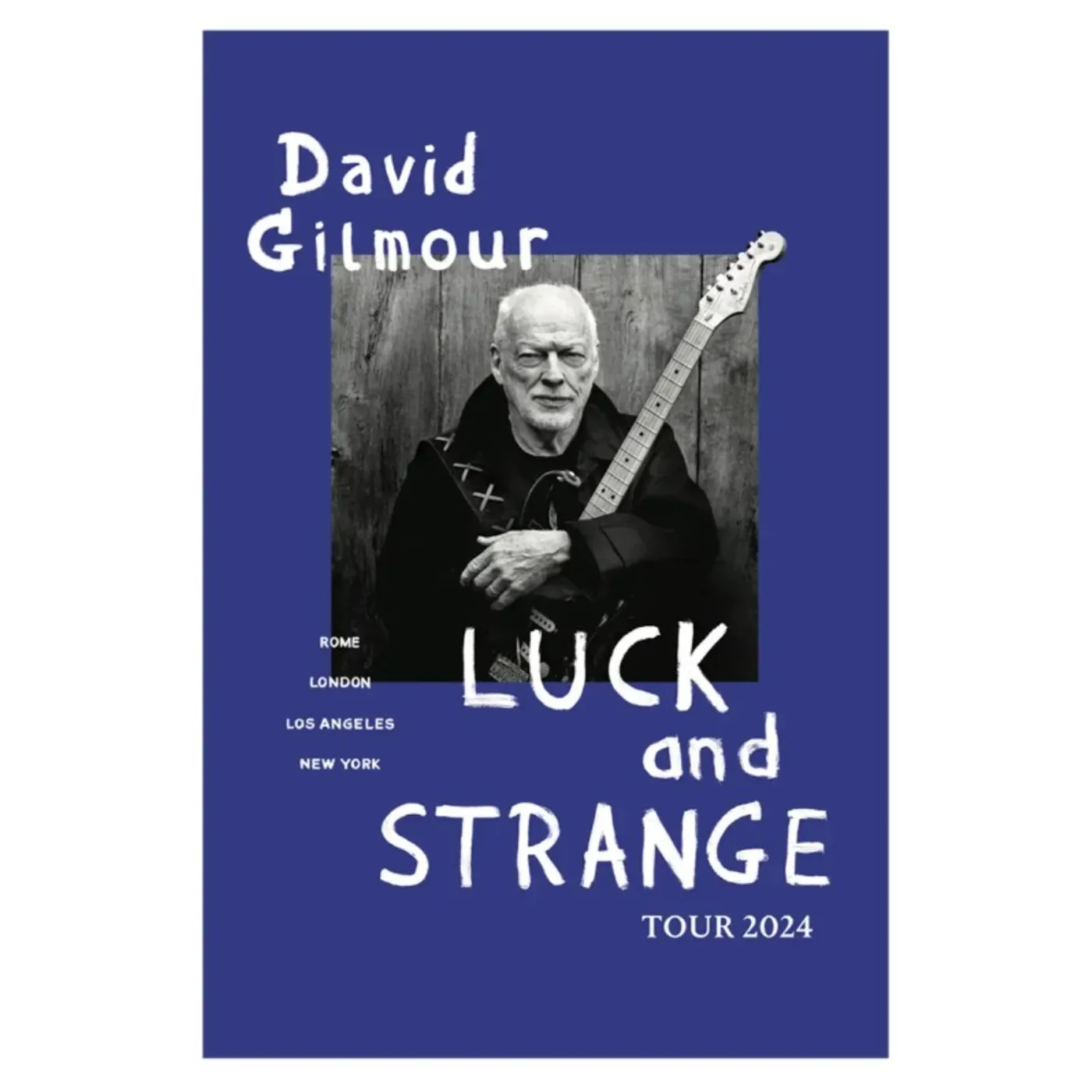 David Gilmour Luck and Strange 2024 Tour Program