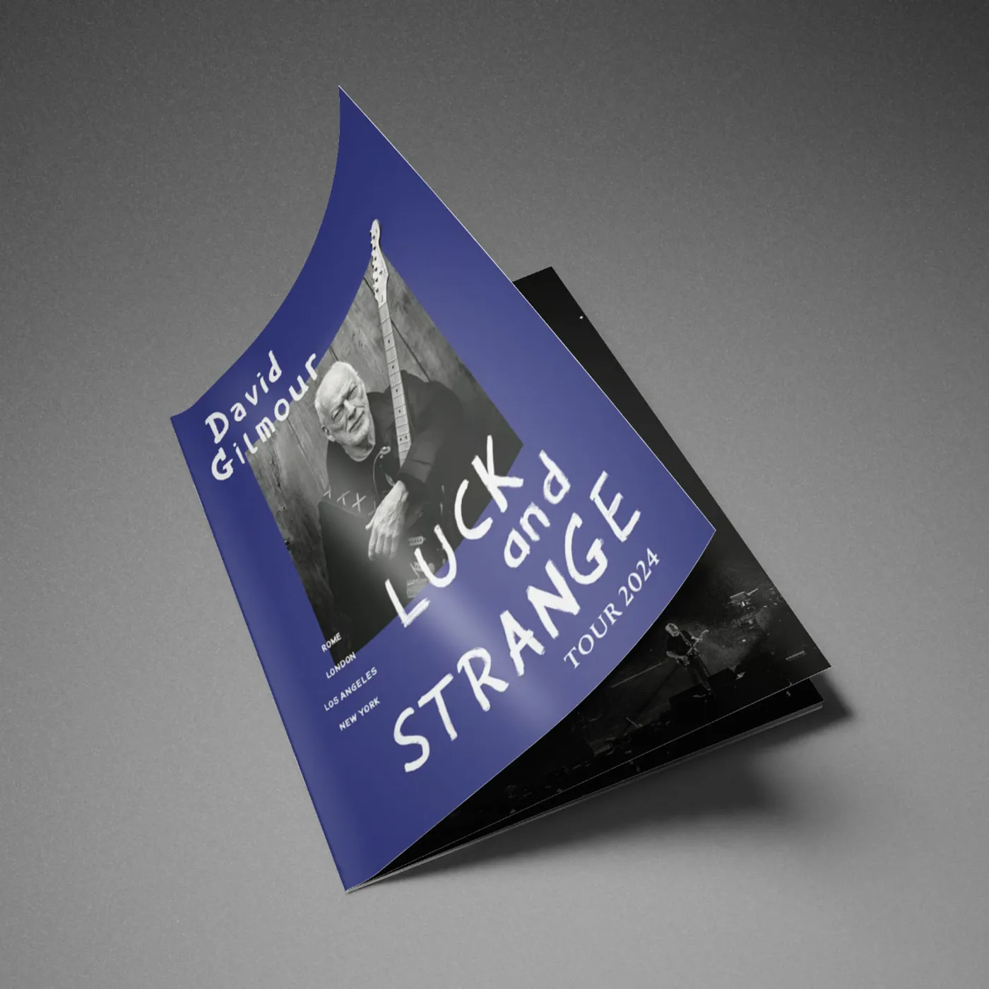 David Gilmour Luck and Strange 2024 Tour Program