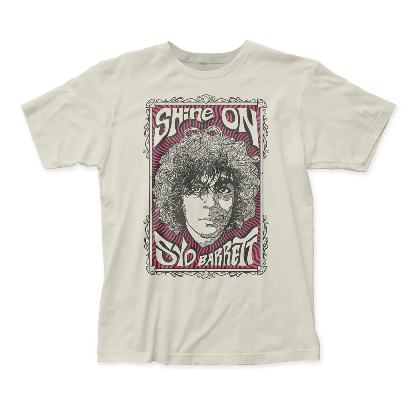 Syd Barrett Swirly Portrait T-Shirt