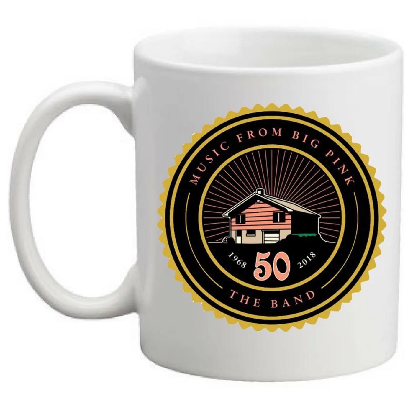 The Band Music From Big Pink 50th Anniversary Mug