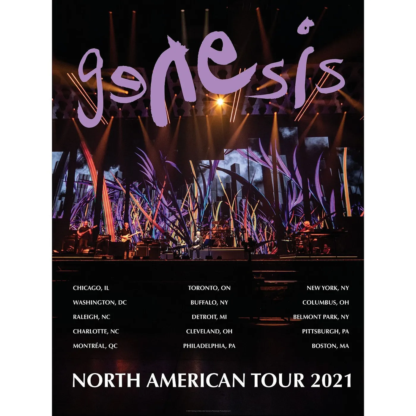 Genesis The Last Domino? North American Tour Poster
