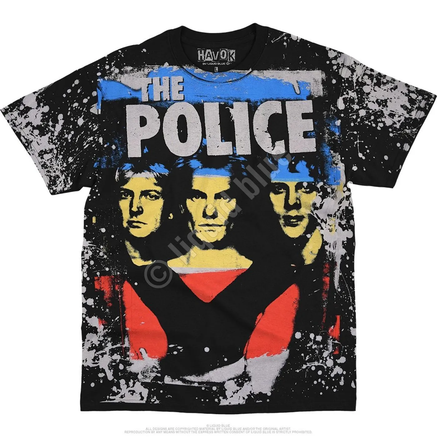 The Police Synchronicity Havok Black T-Shirt