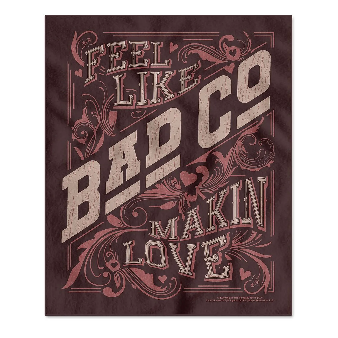 Bad Company Makin Love Fleece Blanket