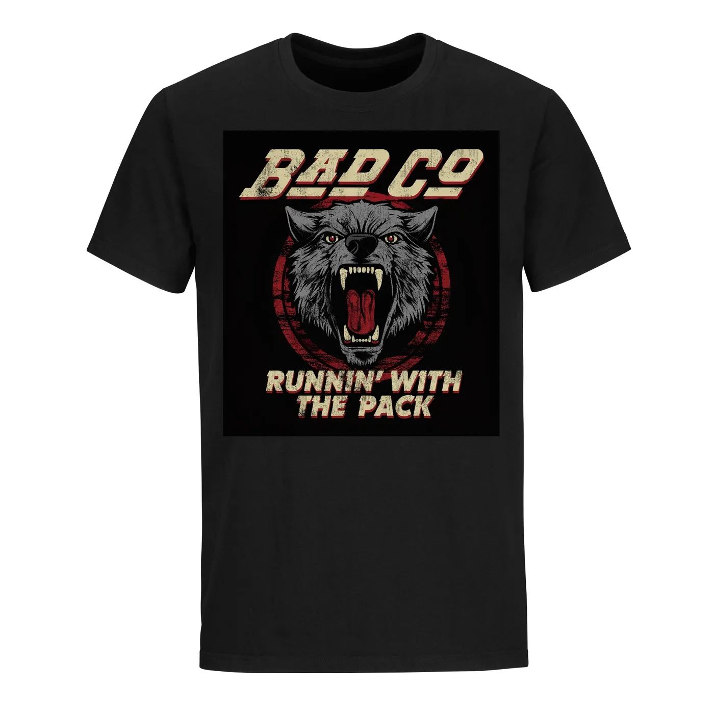 Bad Company Runnin' With The Pack Block T-Shirt