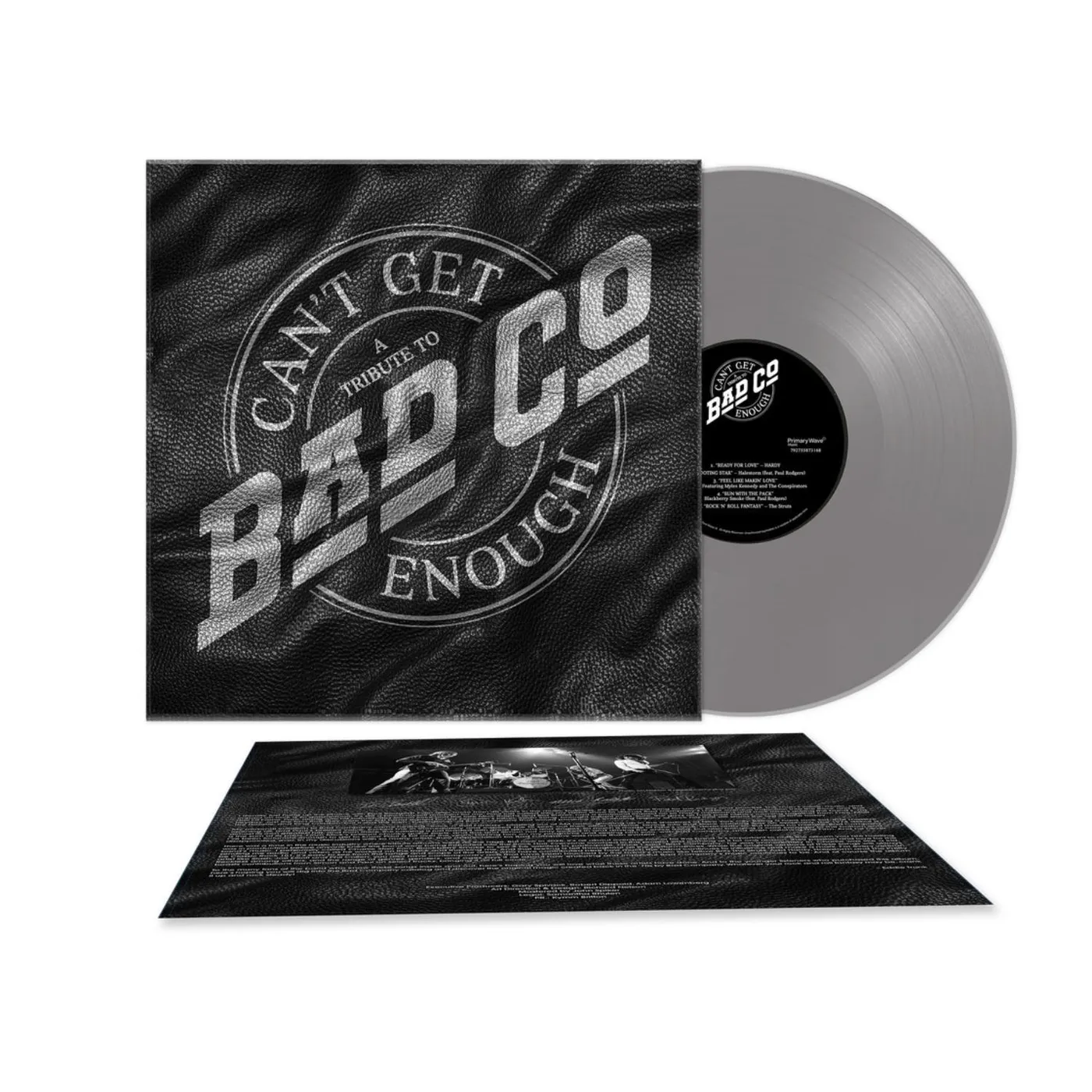 Can't Get Enough: A Tribute To Bad Company Silver Color Vinyl LP