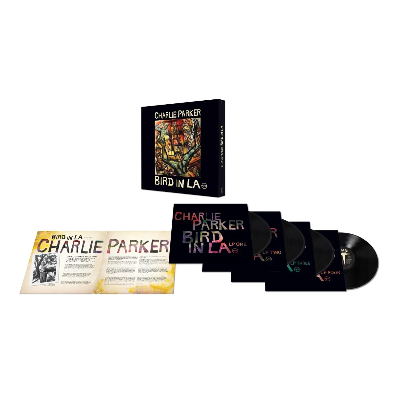 Charlie Parker Bird In LA 4 LP Box Set (Vinyl)