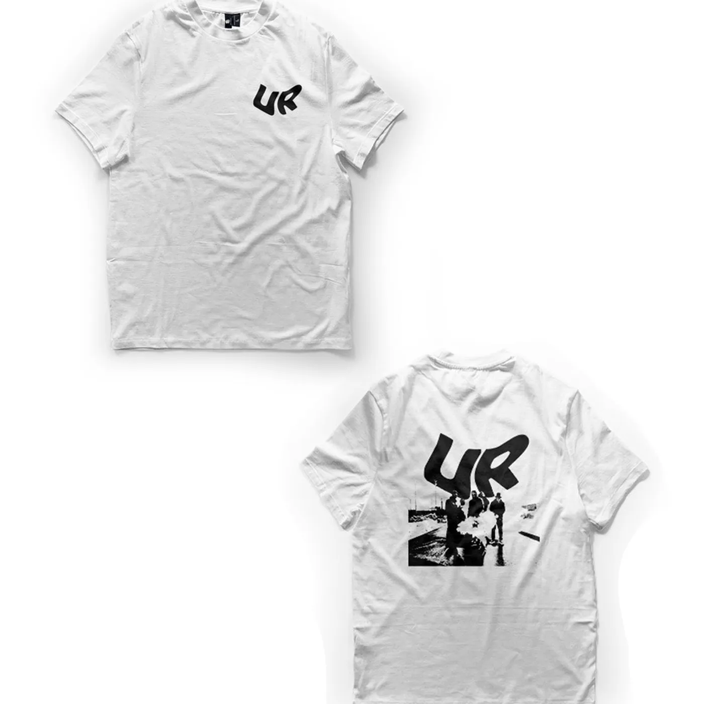 T-shirt Oversize Col Montant Unisexe  - Blanc - UR - Ti-Yo