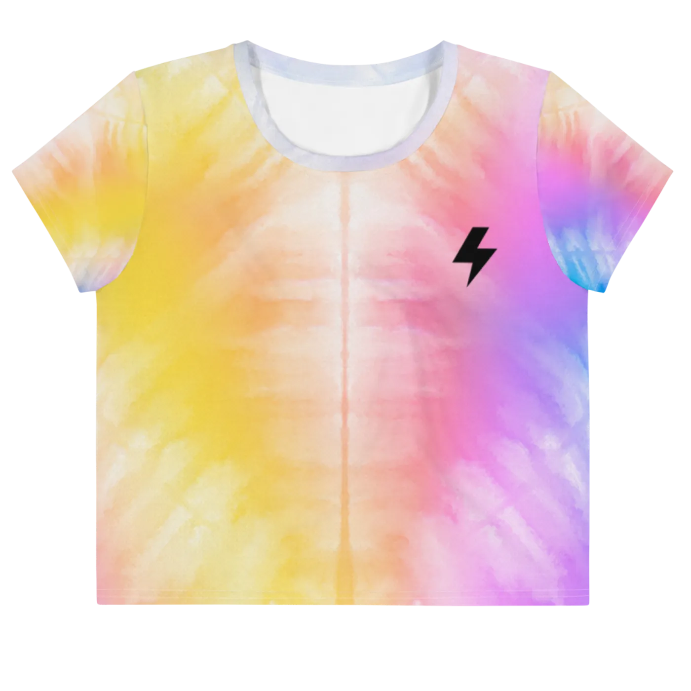 A Certain Energy 'Watercolor' Crop Top T-Shirt