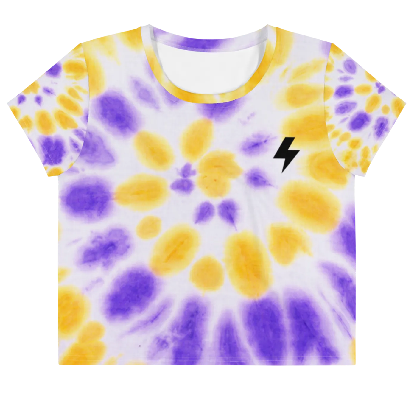 A Certain Energy 'Spiral' Crop Top T-Shirt