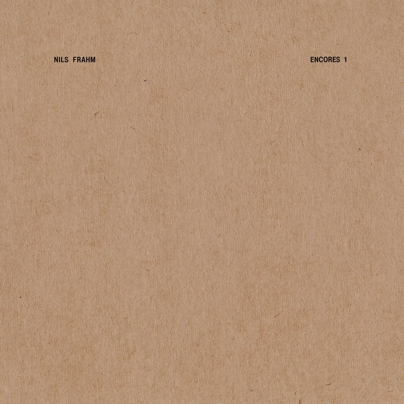 Nils Frahm - Encores 1