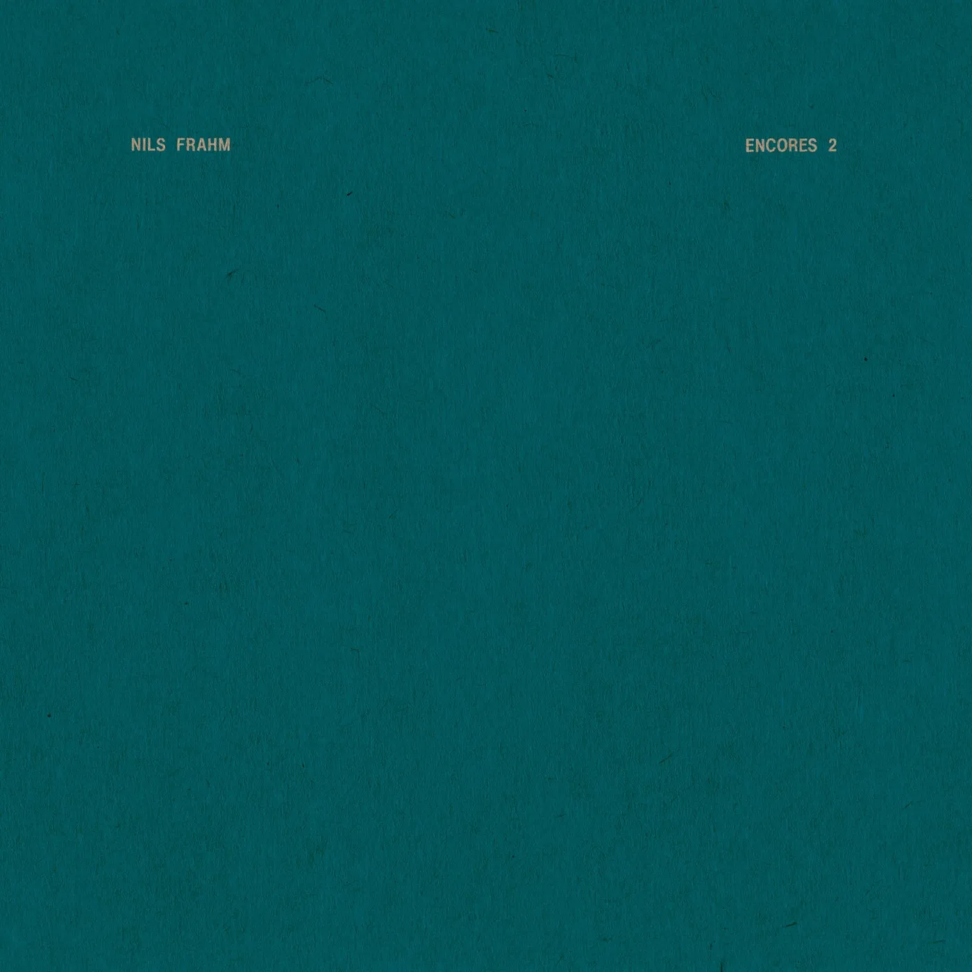 Nils Frahm - Encores 2