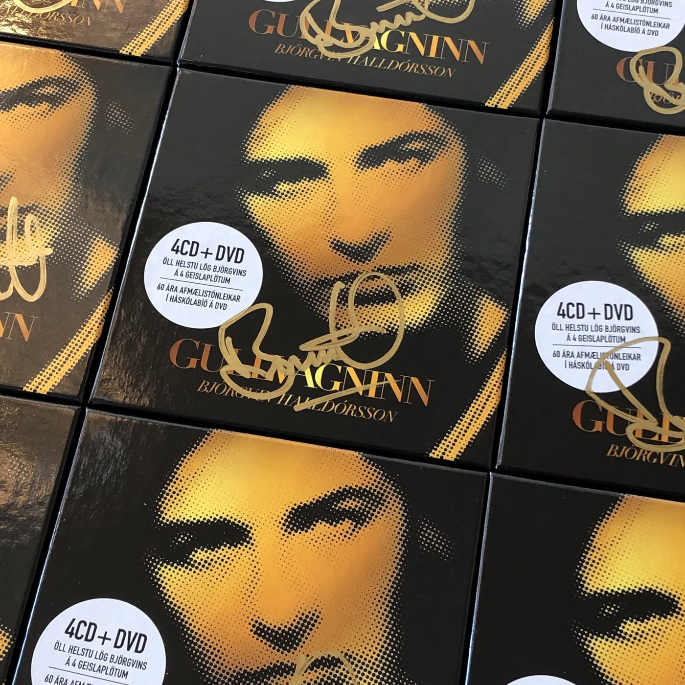 Björgvin Halldórsson - Gullvagninn – Árituð eintök